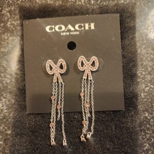 Coach Earrings - brand new
